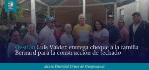 Apoyo Habitacional: Entrega de Aporte a la Familia Bernard